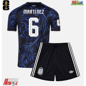 Argentina Lisandro Martinez #6 Segunda Equipación Niños Mundial 2026 Manga Corta (+ Pantalones cortos)